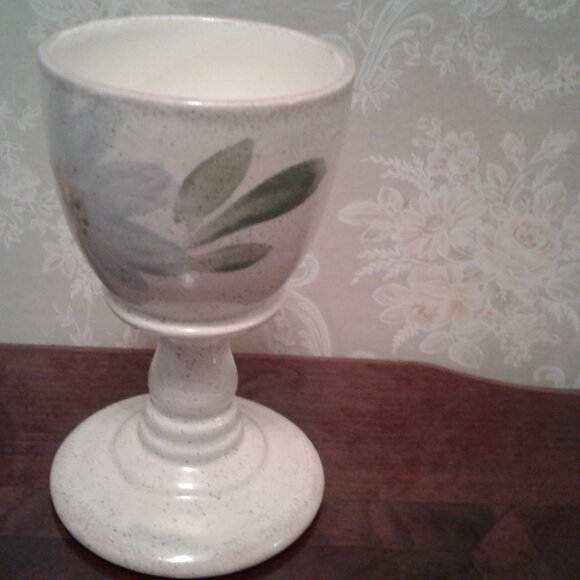 Osoyoos BC Canada Hand Crafted By Shirley Small Wine Glass - Picture 4 of 6